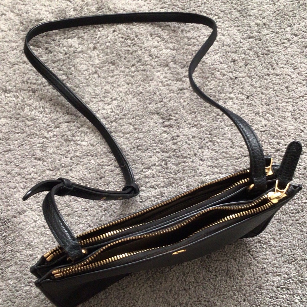 Ralph Lauren Black Crossbody Bag with Gold Accents - Picture 4 of 5